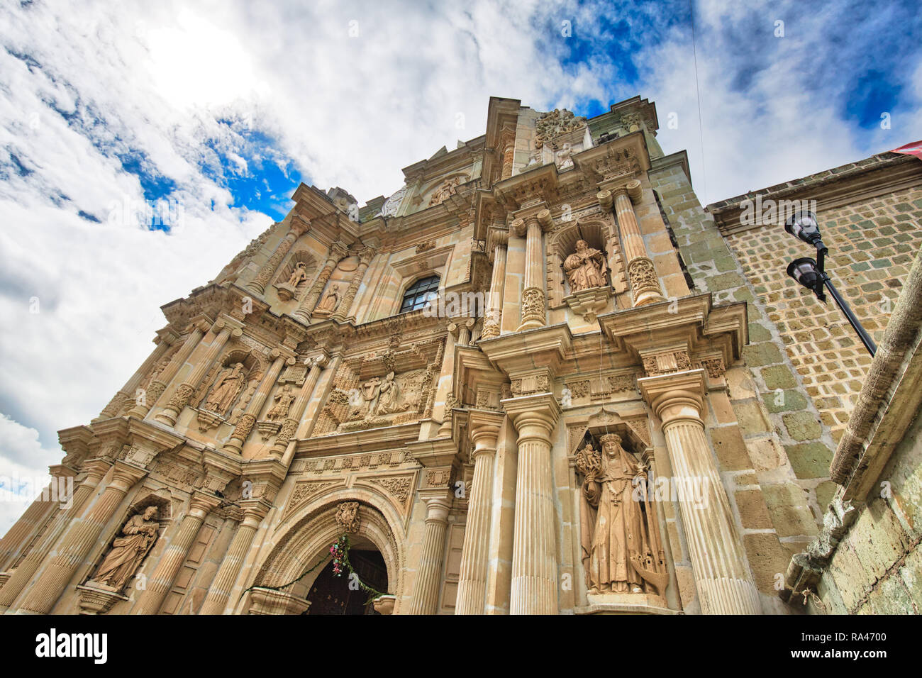 Oaxaca, Sehenswürdigkeiten Basilika Unserer Lieben Frau von Einsamkeit im historischen Stadtzentrum Stockfoto