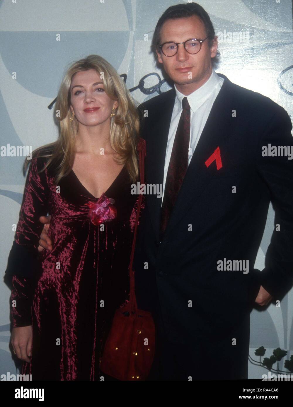 Natasha Richardson und Liam Neeson 1993 Foto von John Barrett/PHOTOlink/MediaPunch Stockfoto