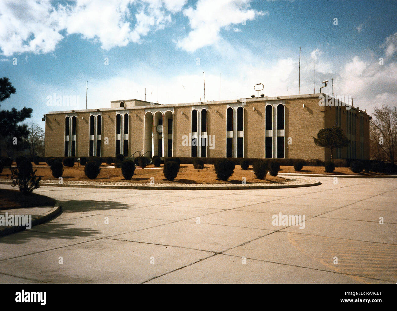 Kabul - Kanzlei Bürogebäude - 1987 Stockfoto