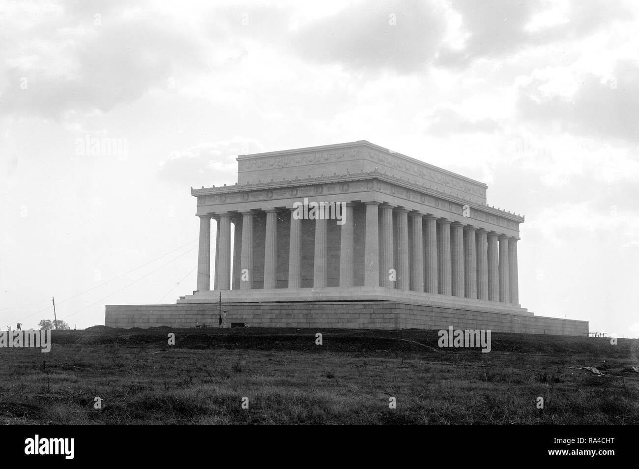 Abschluss des Lincoln Memorial Ca. 1917 Stockfoto