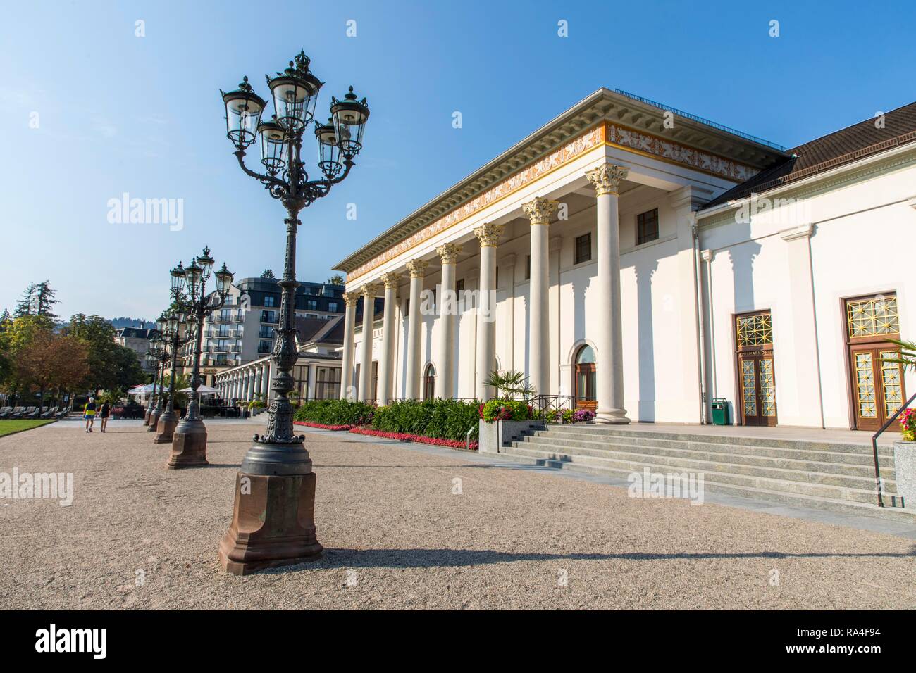 Baden-Baden, in den Schwarzwald, das Spa Hotel, Casino und Veranstaltungsort, Gastronomie, Baden-Baden, Baden-Württemberg, Deutschland Stockfoto