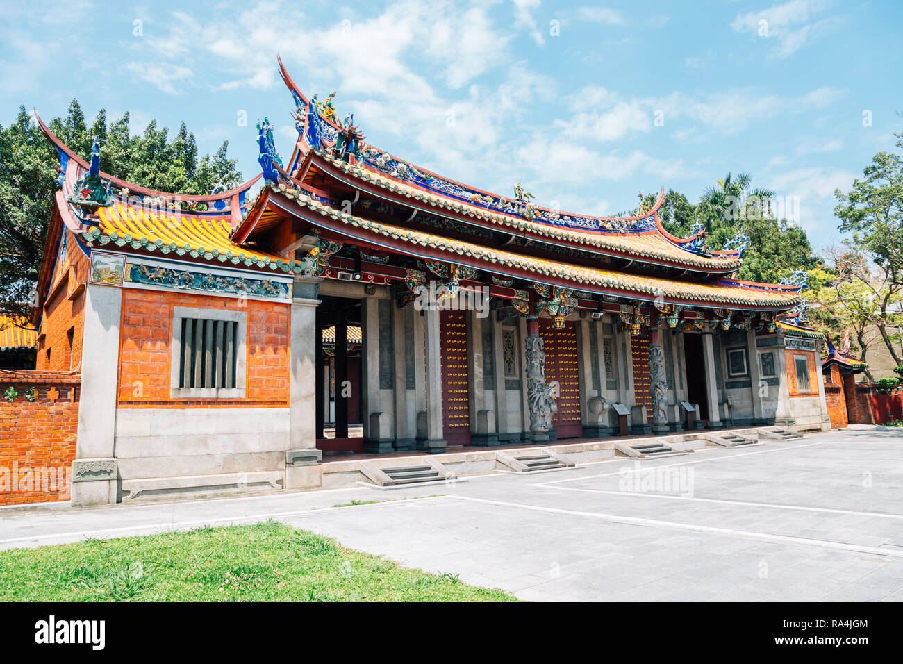 Konfuzius Tempel in Taipei, Taiwan Stockfoto