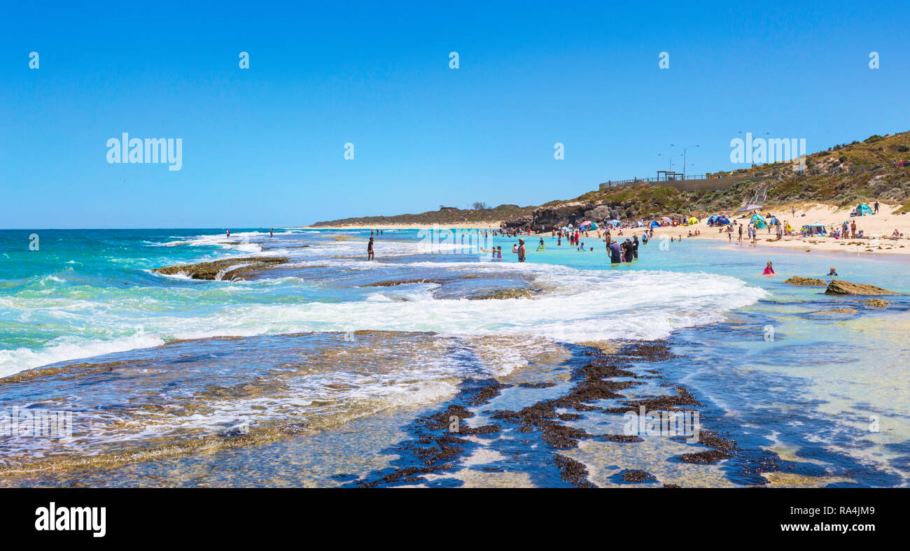 Yanchep Lagoon Beach Stockfoto