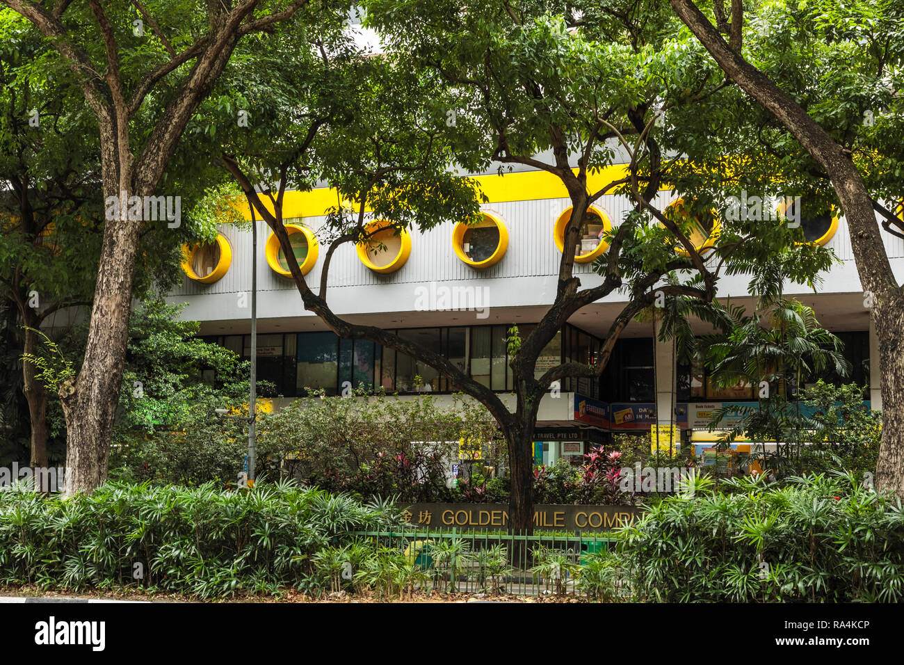 Golden Mile Complex, 5001 Beach Rd, Singapur Stockfoto