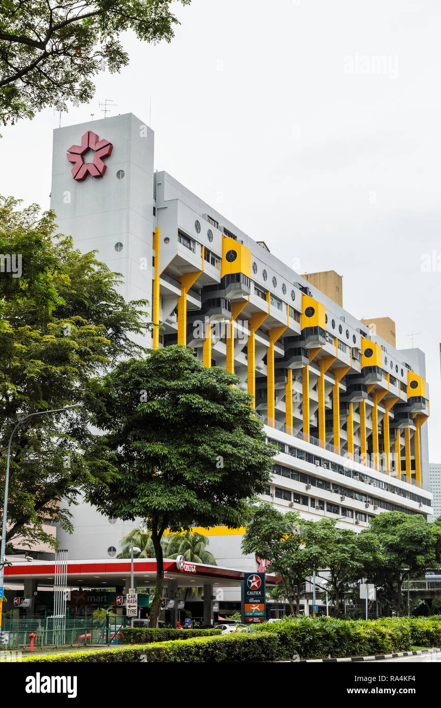 Golden Mile Complex, 5001 Beach Rd, Singapur Stockfoto