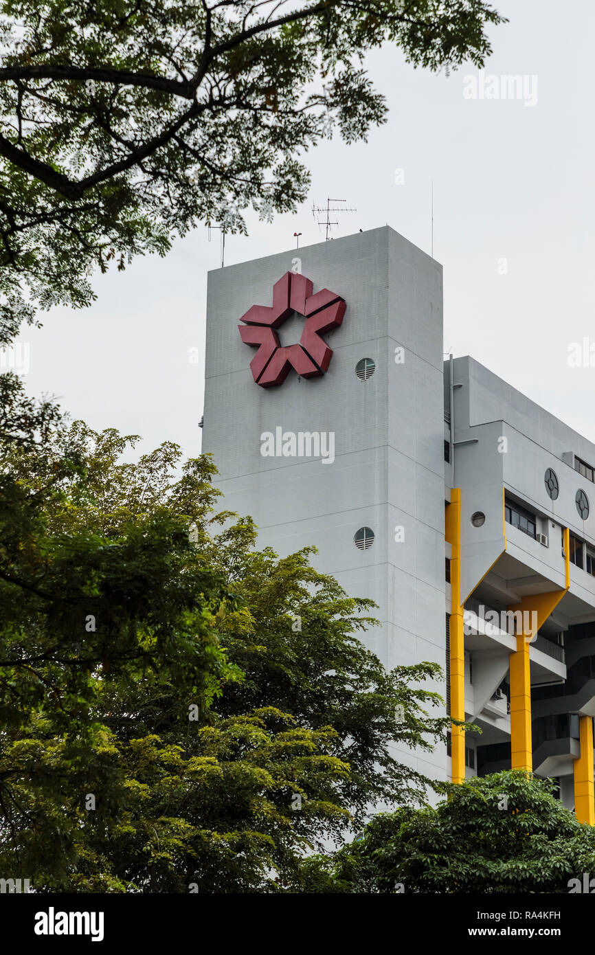 Golden Mile Complex, 5001 Beach Rd, Singapur Stockfoto