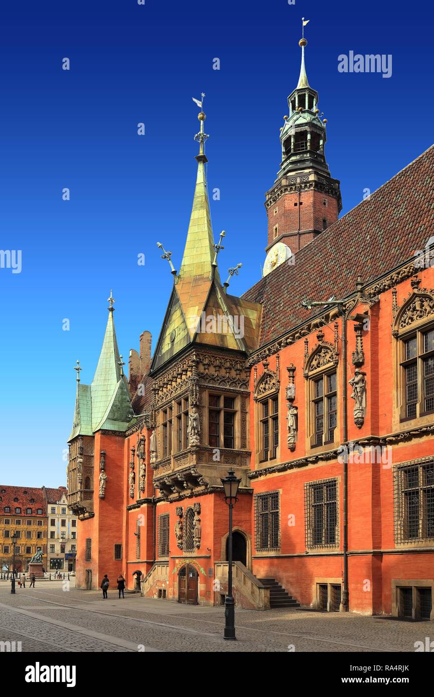 Polska Slask Breslau Stare Miasto Rynek Ich Ratusz