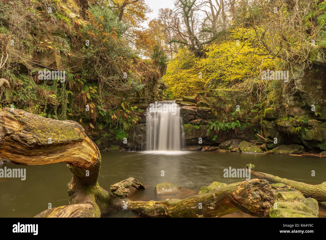 Thomason Foss Wasserfall North Yorkshire UK Stockfoto