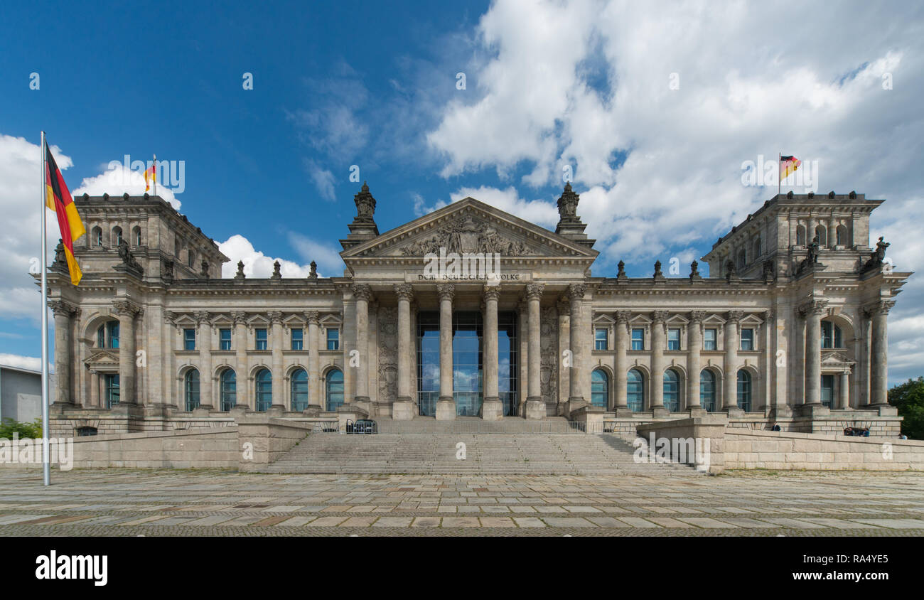 Reichstag Berlin Reichskuppel moderne futuristische Architektur Stockfoto