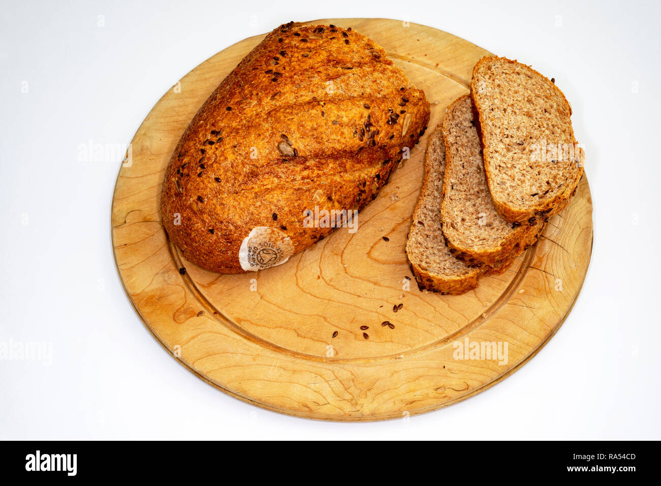 Soil Association zertifiziert organisches Brot Stockfoto
