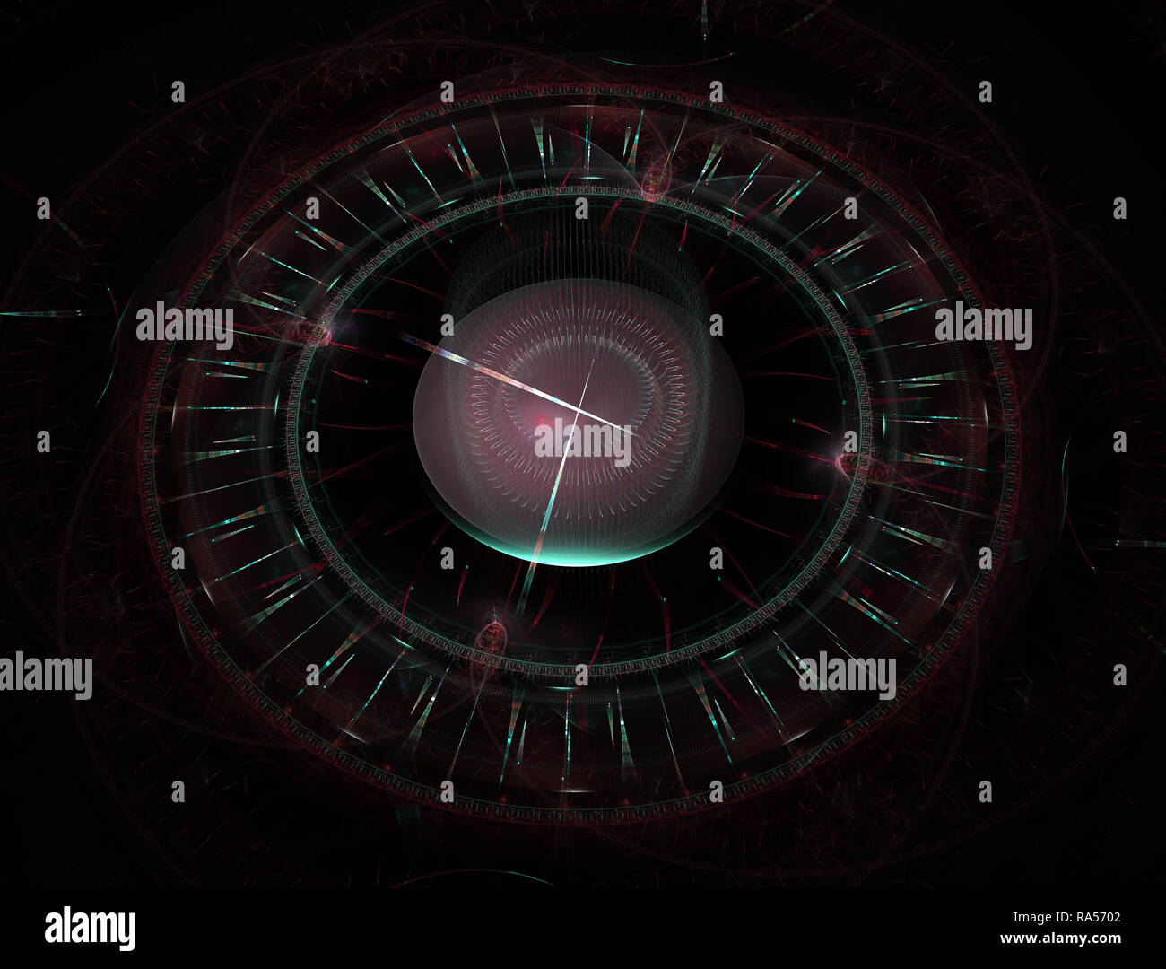 sehen-sie-digitale-3d-fractal-design-vintage-uhr-serie-das-aus-der