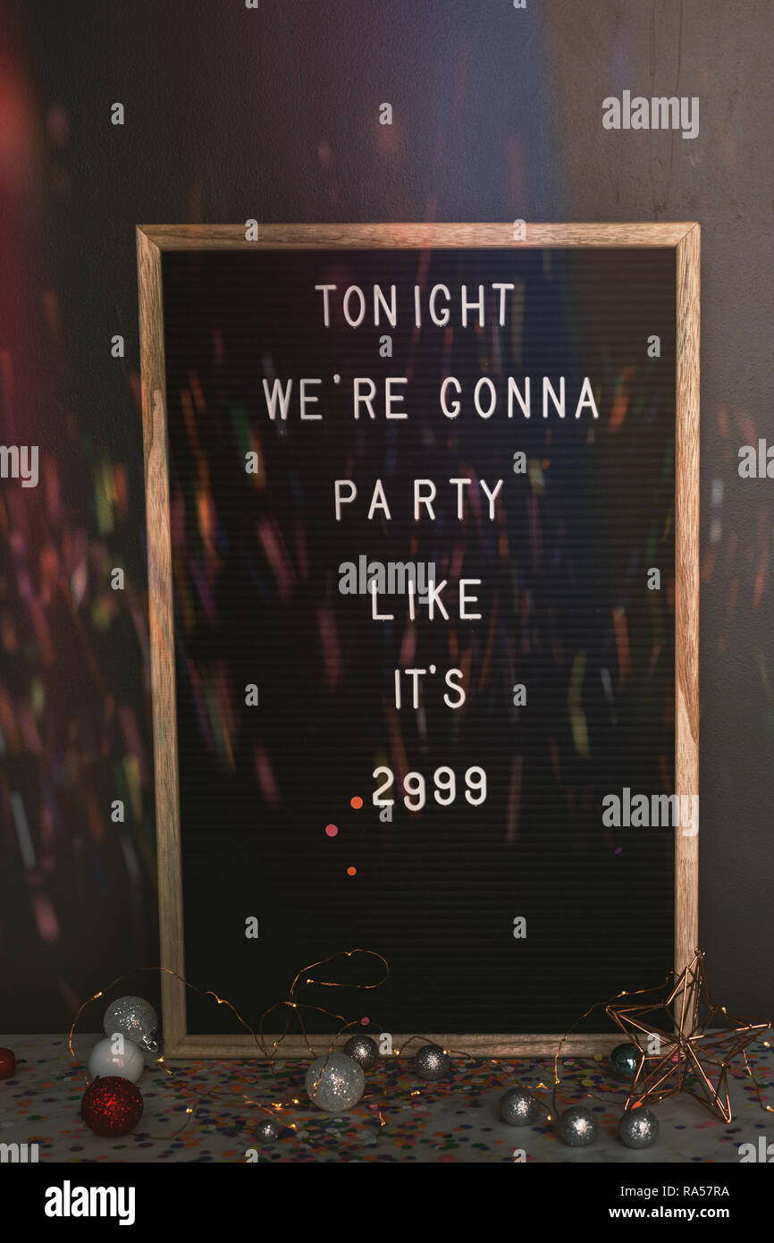 Letterboard Zeichen Stockfoto