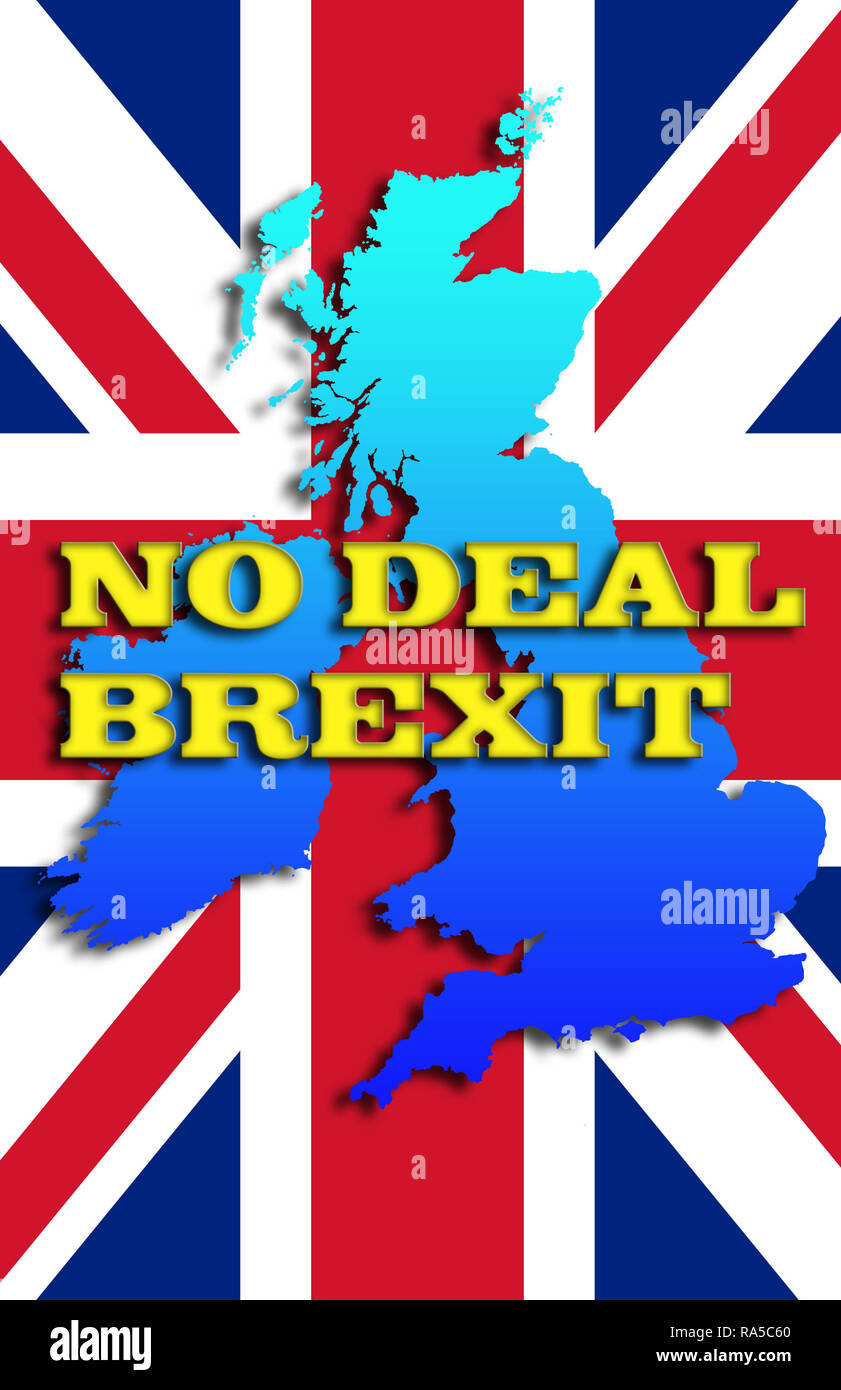 Nein - viel Brexit Konzept Stockfoto