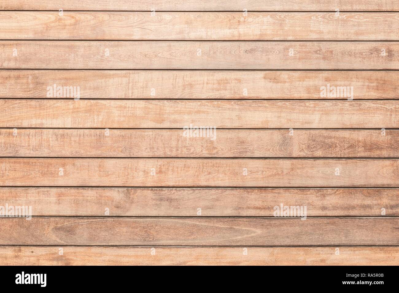 Beigefarbene holzwand von horizontal verlegt einzelne Bretter, Haria, Lanzarote, Kanarische Inseln, Spanien Stockfoto