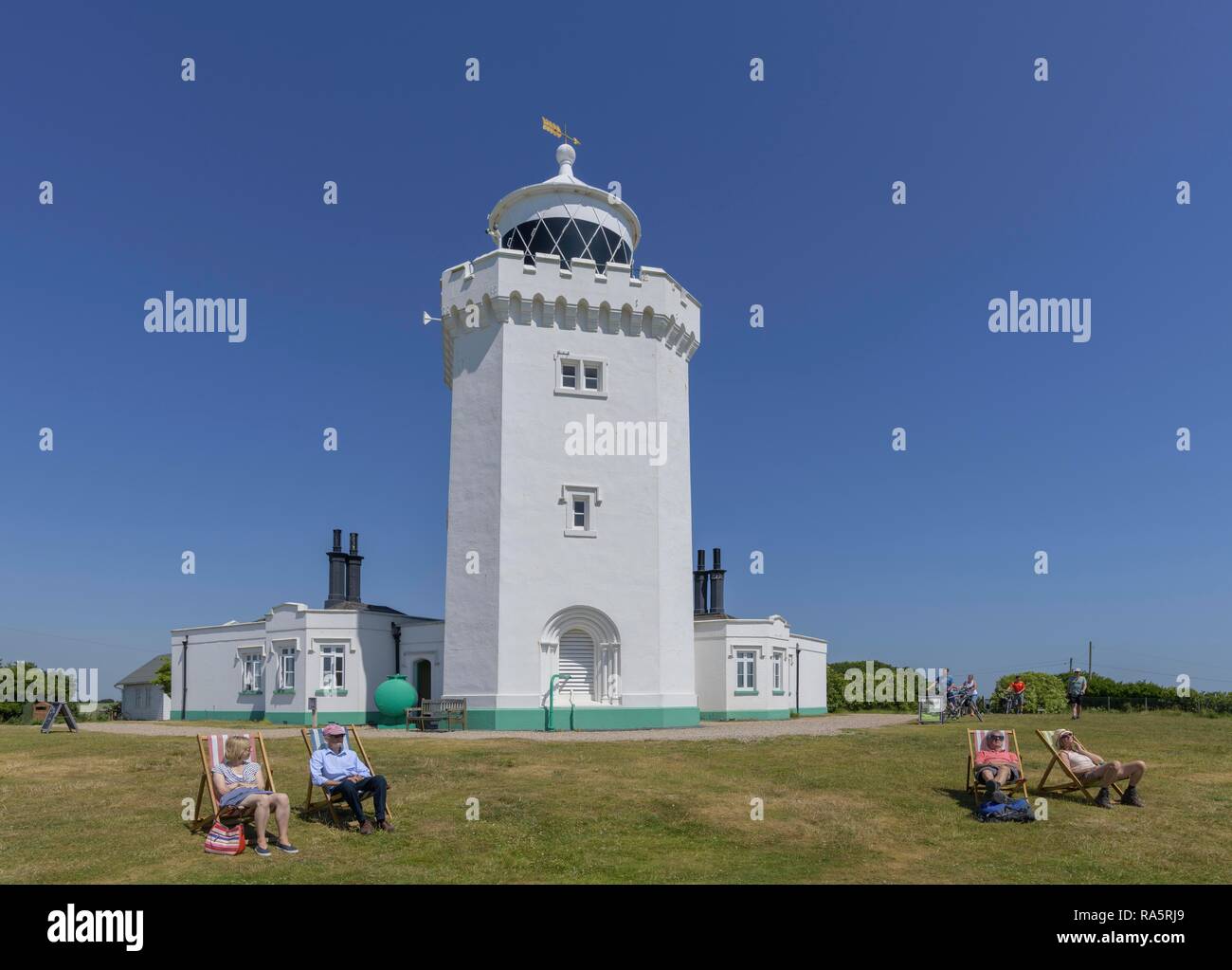 South Forland Leuchtturm, Dover, England, Großbritannien Stockfoto