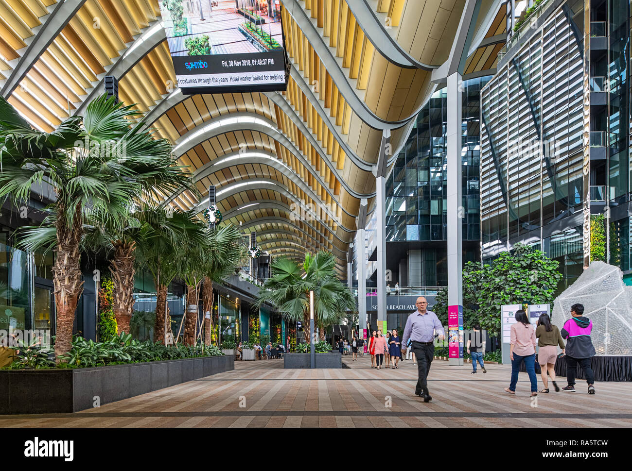 South Beach Residences - Singapur Stockfoto