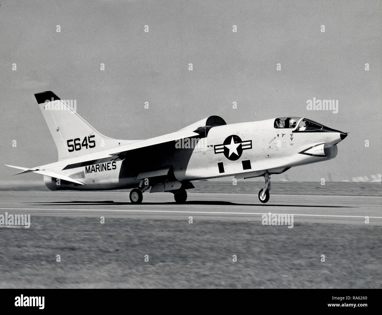 F8U-1P Flugzeug - unbewaffnete Foto - reconnaissance Version der F8U-1E Stockfoto