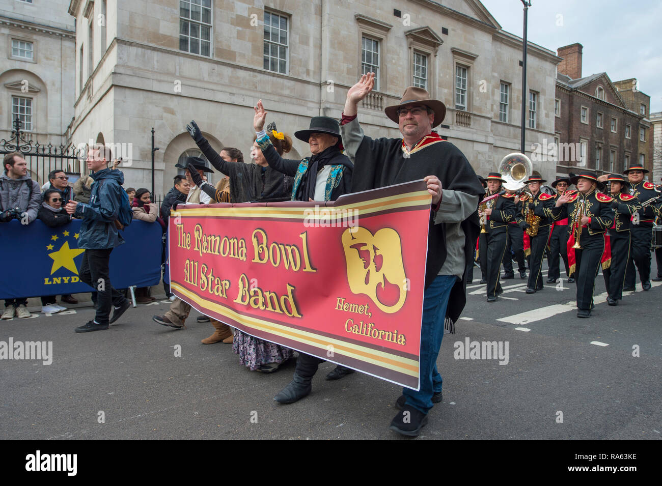 2019 London New Years Day Parade am 1. Januar, vom Piccadilly an Whitehall in London, UK. Credit: Malcolm Park/Alamy. Stockfoto