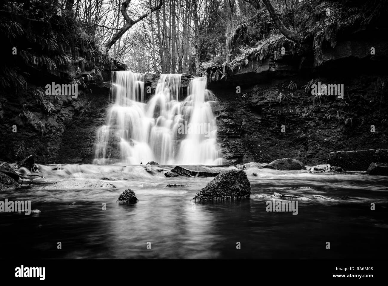 Goit Lager fällt, Harden, Bradford, West Yorkshire, UK Stockfoto