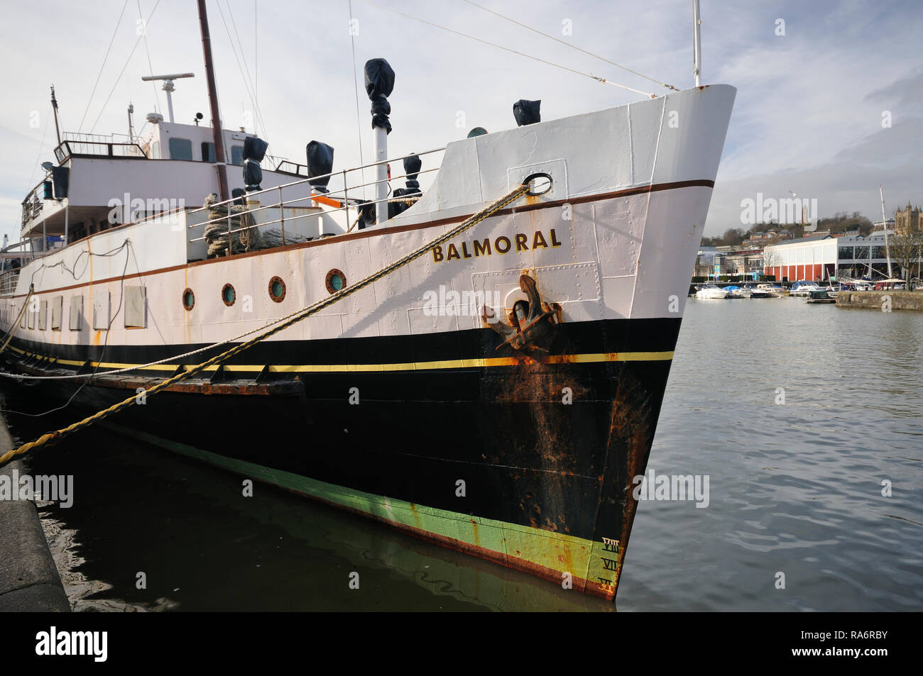 Balmoral in Bristol dock Stockfoto