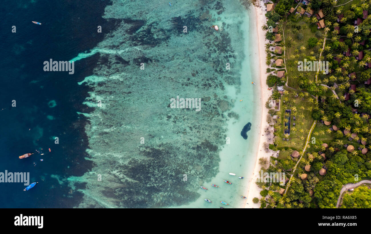 Thian Og Bay oder Shark Bay, Koh Tao, Thailand Stockfoto