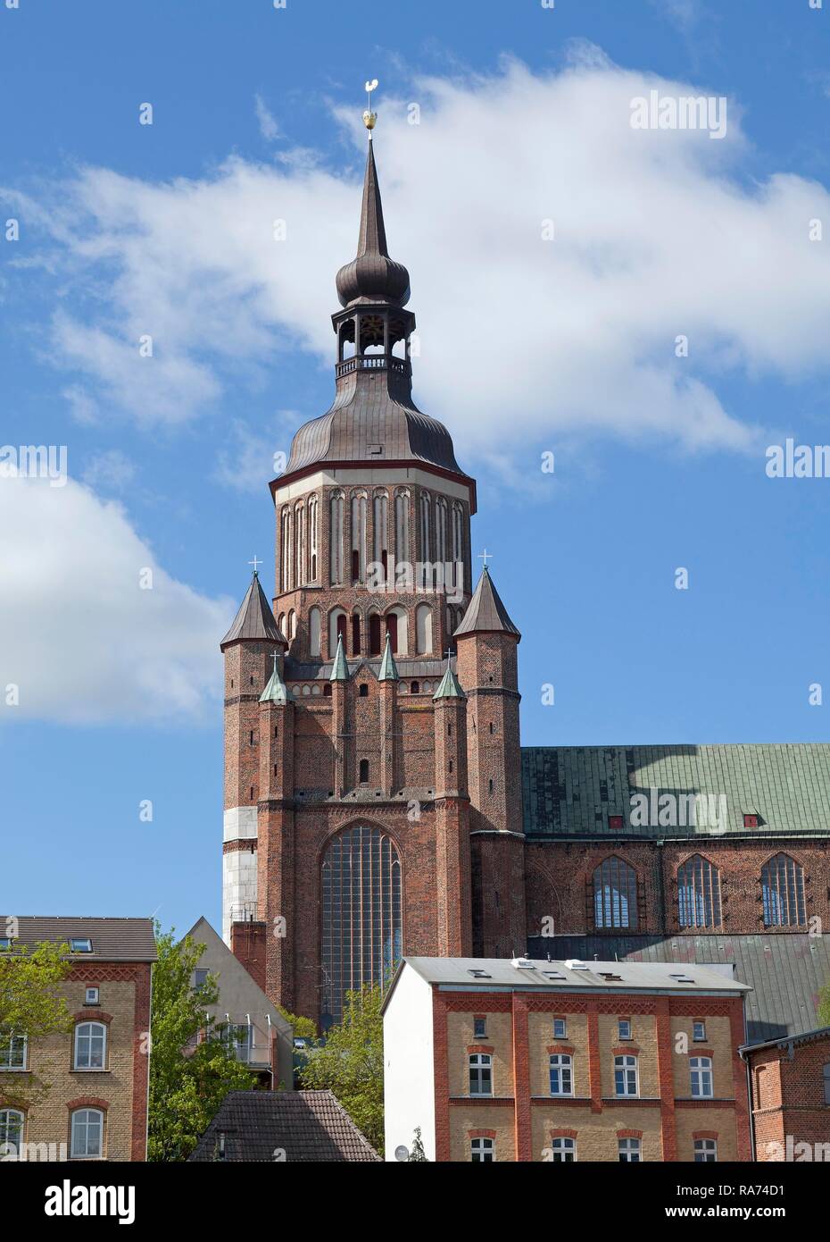 Marienkirche, Saint Mary's Church, Stralsund, Mecklenburg-Vorpommern, Deutschland Stockfoto