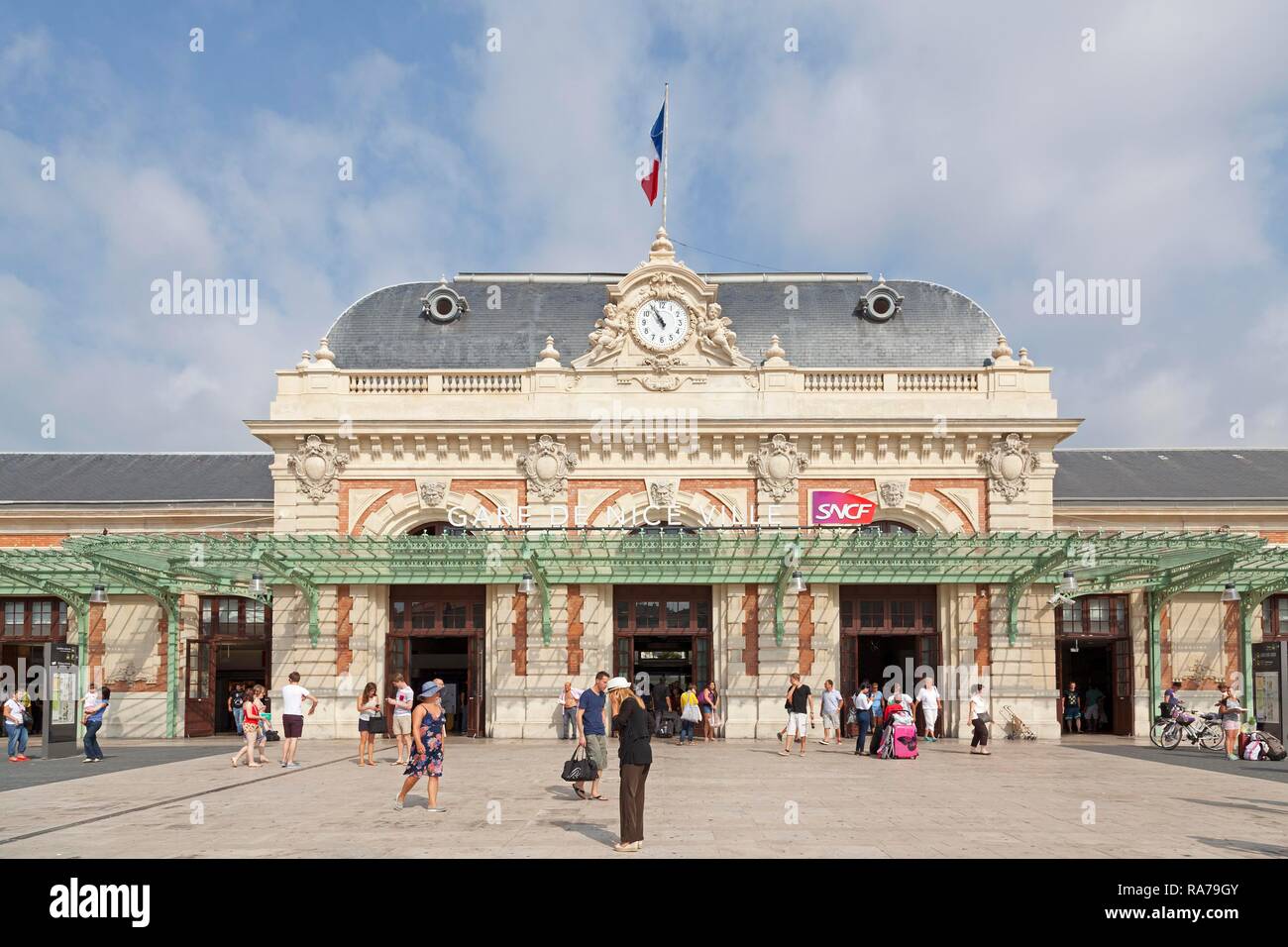 Hauptbahnhof, Nice, Alpes-Maritimes, Provence-Alpes-Côte d'Azur, Frankreich Stockfoto