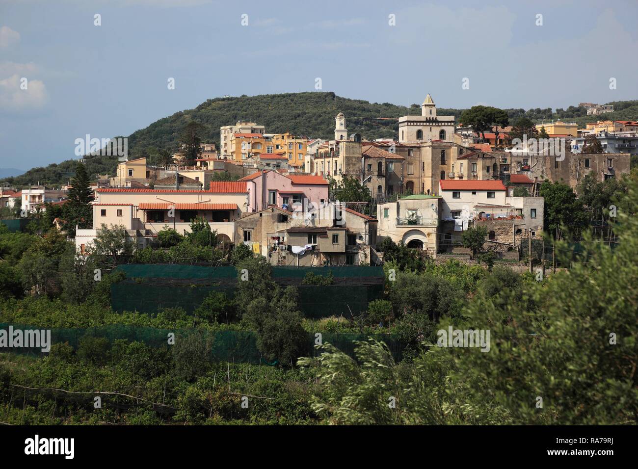 Sorrento und Massa Lubrense im Penisola Sorrentina, Halbinsel von Sorrent, Italien, Europa Stockfoto