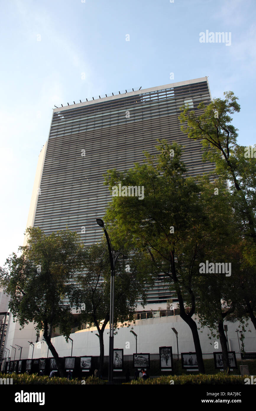 Mexikanischen Senats. Gebäude in der Reforma Avenue. Stockfoto