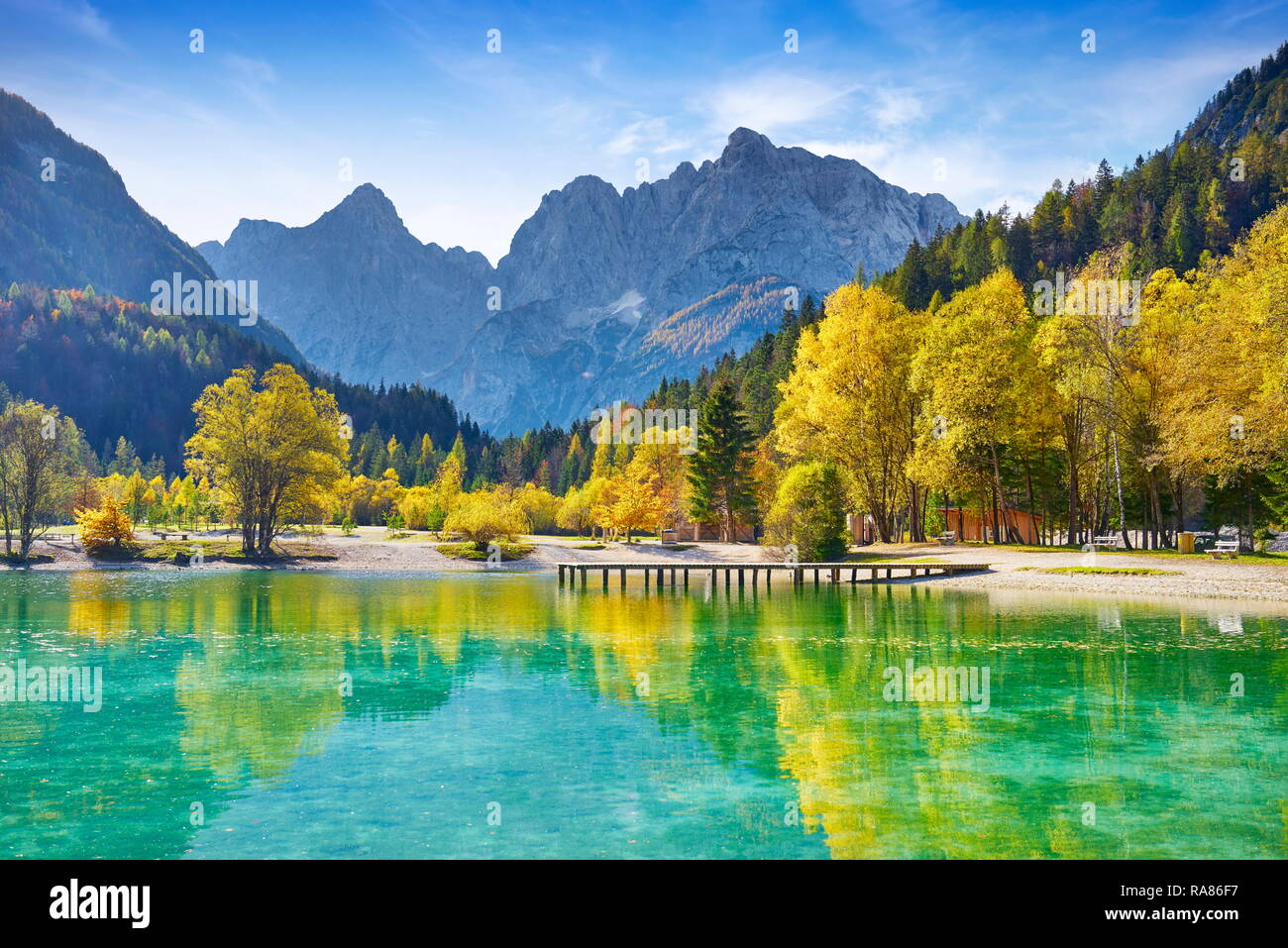 Jasna See, Julische Alpen, Slowenien Stockfoto