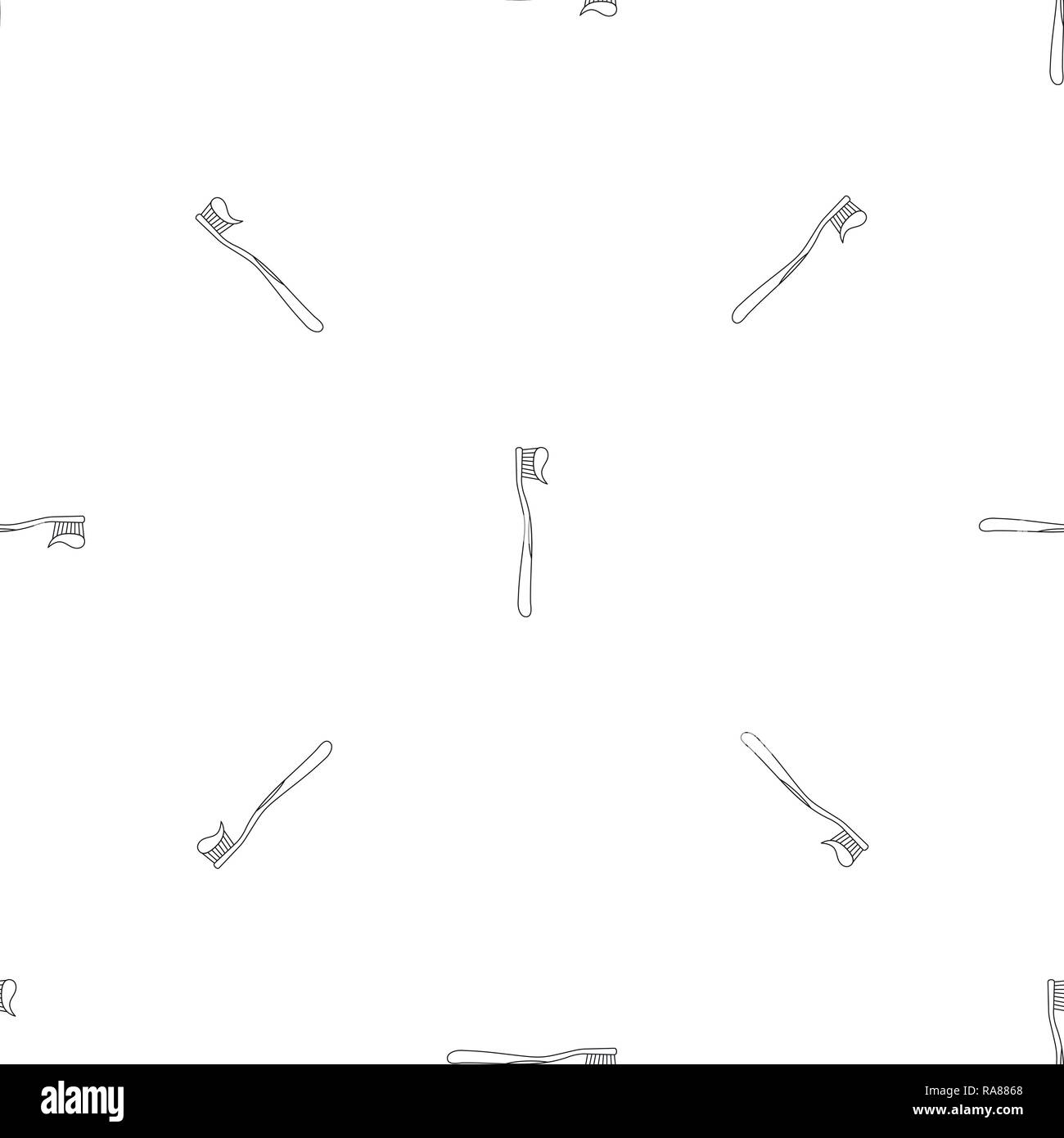 Klassische Zahnbürste Symbol. Überblick Abbildung: klassische Zahnbürste vektor Symbol für Web Design auf weißem Hintergrund Stock Vektor