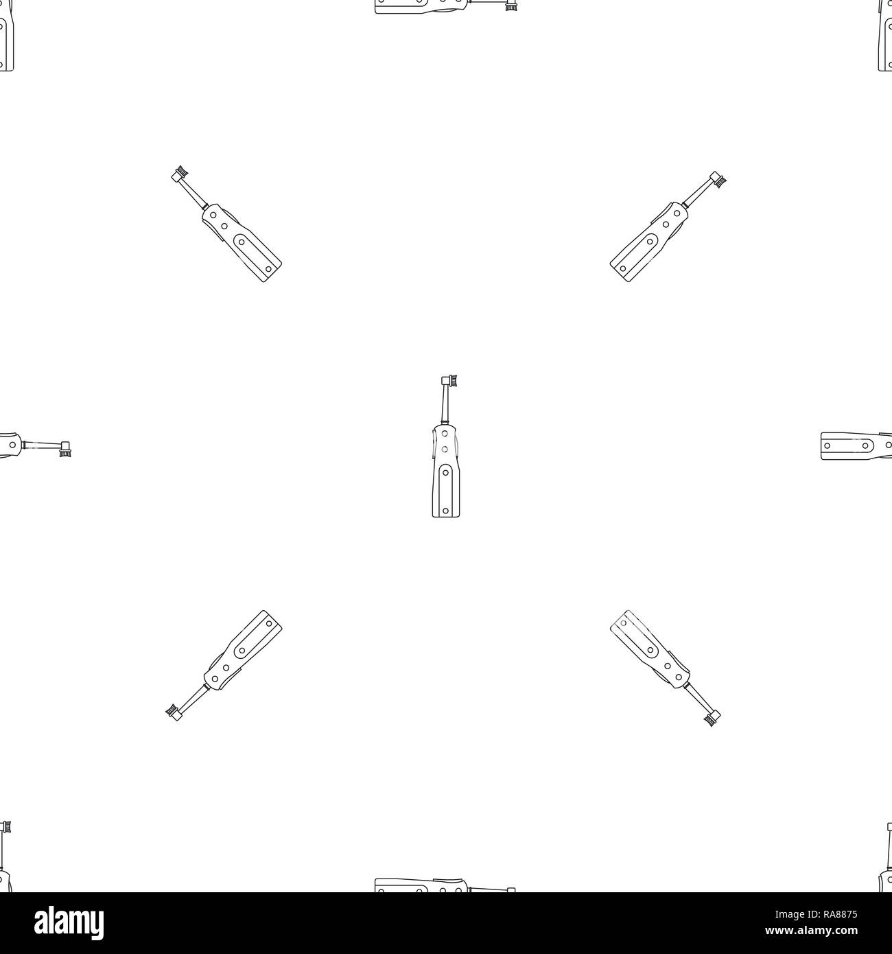 Elektrische Zahnbürste Symbol. Überblick Abbildung: elektrische Zahnbürste vektor Symbol für Web Design auf weißem Hintergrund Stock Vektor