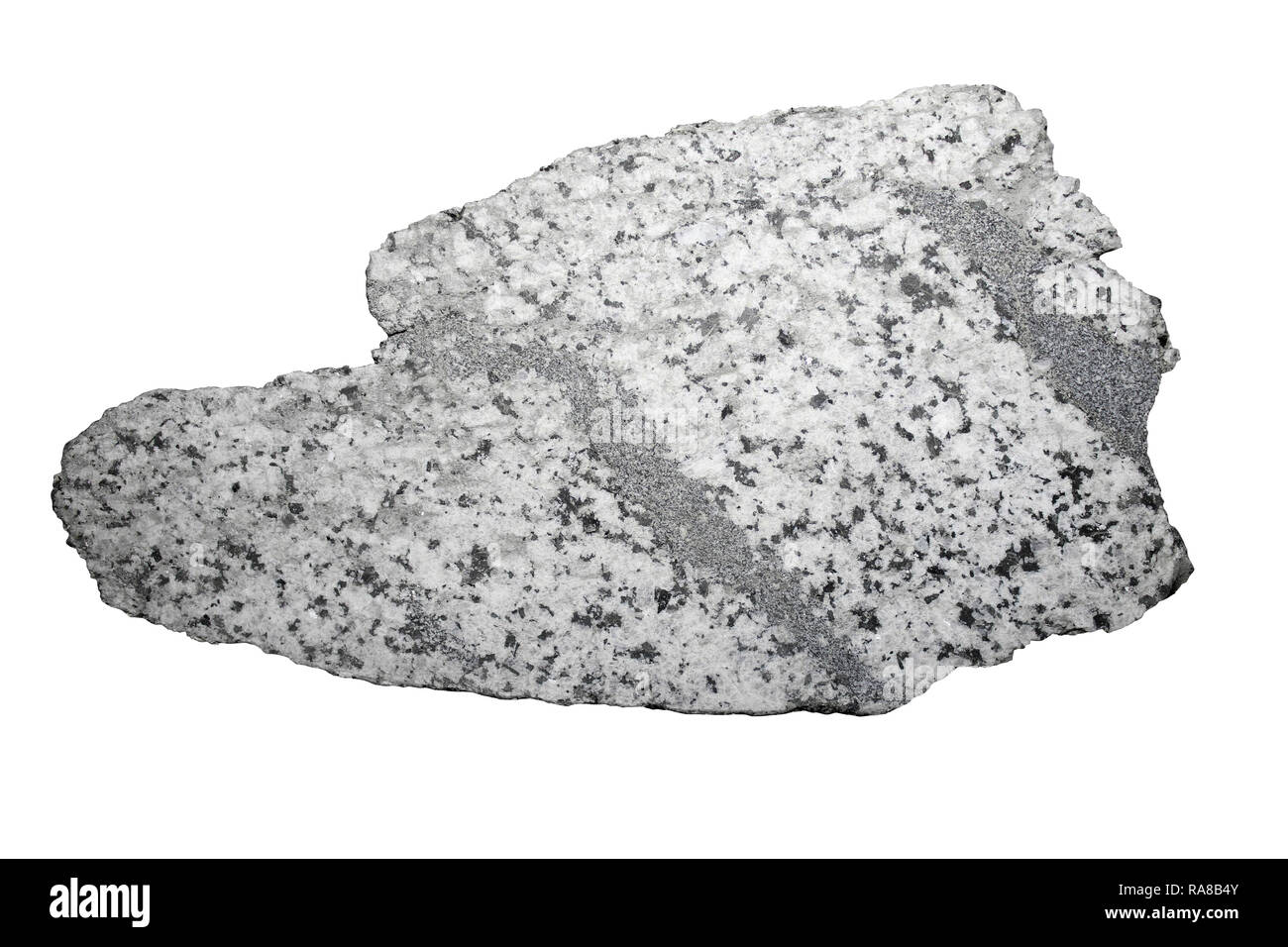 Quarz Diorit - Adamello batholith, Val Fredda Komplex, Alpen Stockfoto