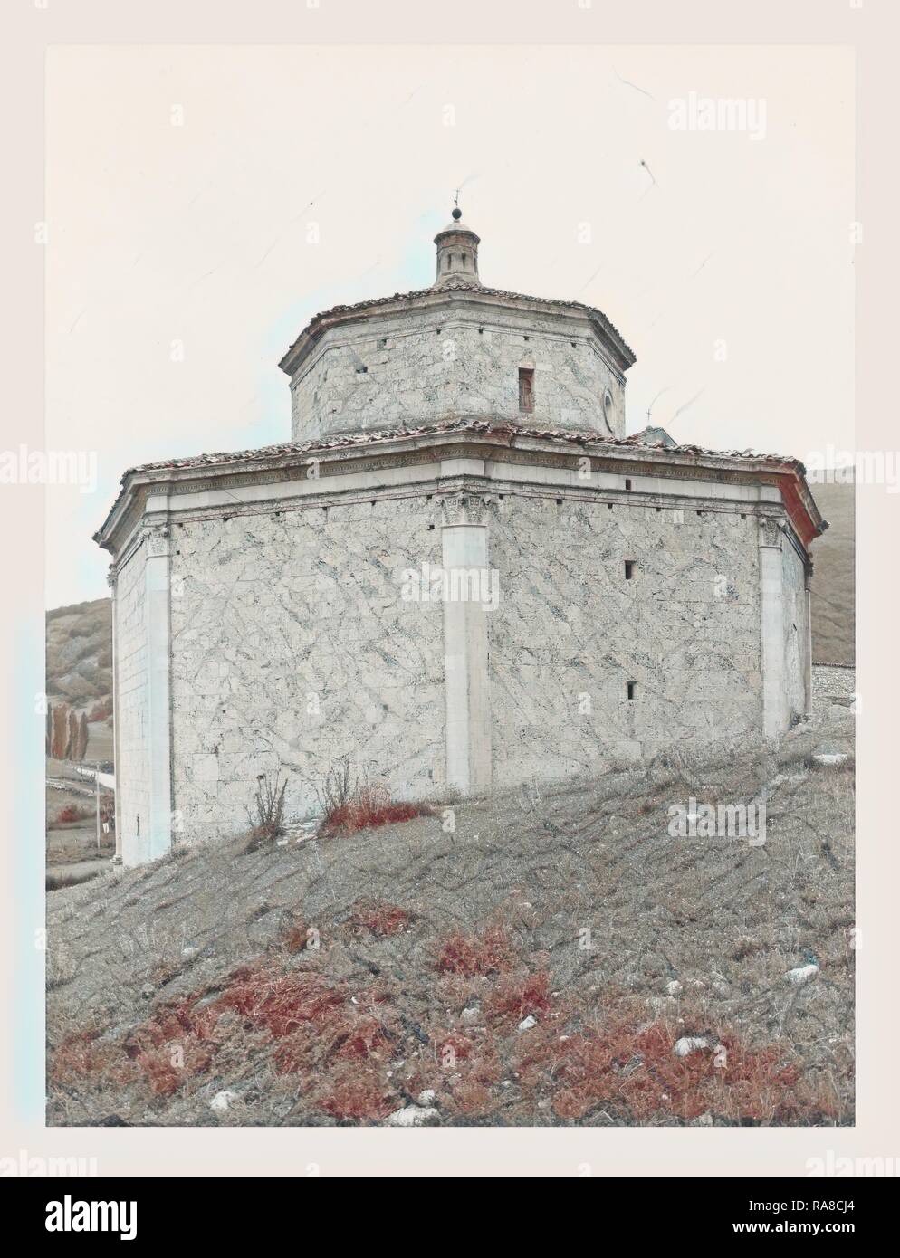 Umbrien Perugia Norcia Madonna della Neve, dies ist mein Italien, die italienische Land der Geschichte und der Ausblick auf die Neuerfundene Stockfoto