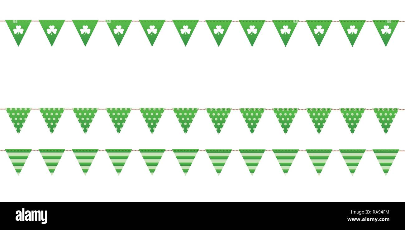 St. Patricks Day Gartenflagge – 30,5 X 45,7 Cm, Doppelseitig, Kleeblatt-Design, Wetterfest