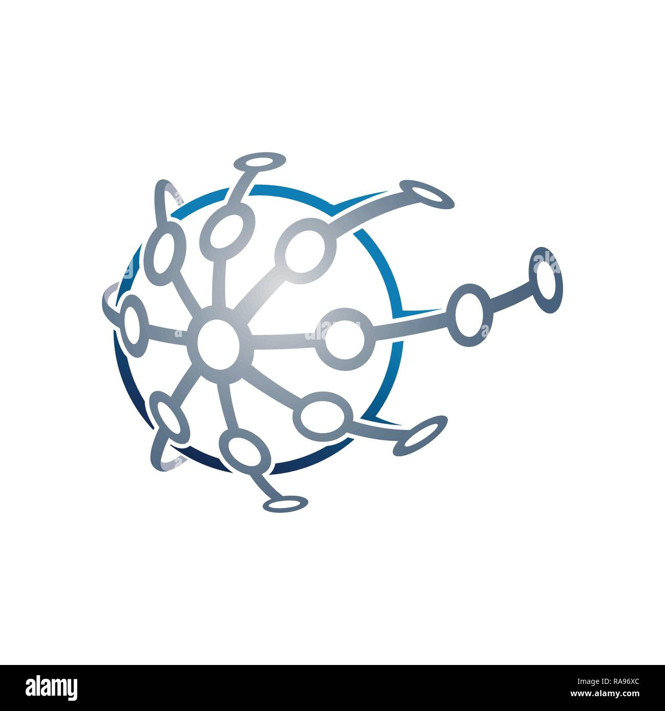 Vektor Planet Logo. Orbit Vektor und Sat-Logo. Cosmos Logo. Planet beste Logo. Planet Konzept Logo. Planet web Logo. Planet Symbol. Planet app Symbol Stock Vektor