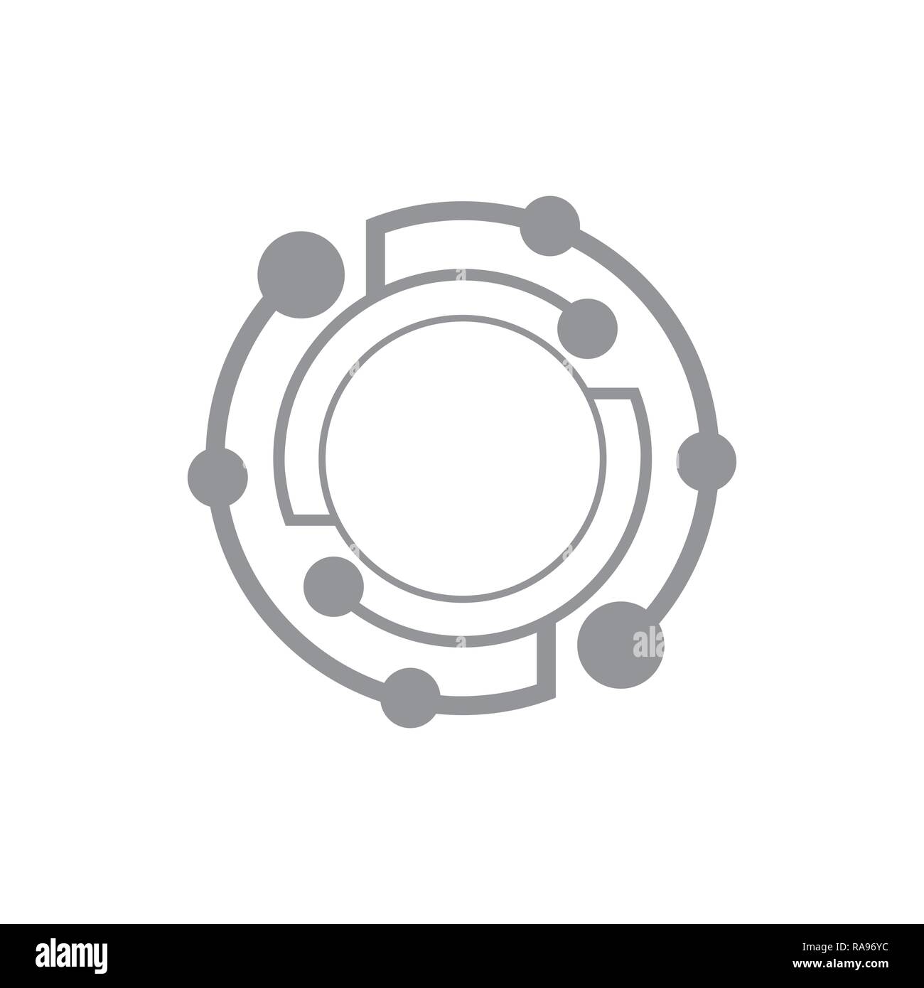 Vektor Planet Logo. Orbit Vektor und Sat-Logo. Cosmos Logo. Planet beste Logo. Planet Konzept Logo. Planet web Logo. Planet Symbol. Planet app Symbol Stock Vektor