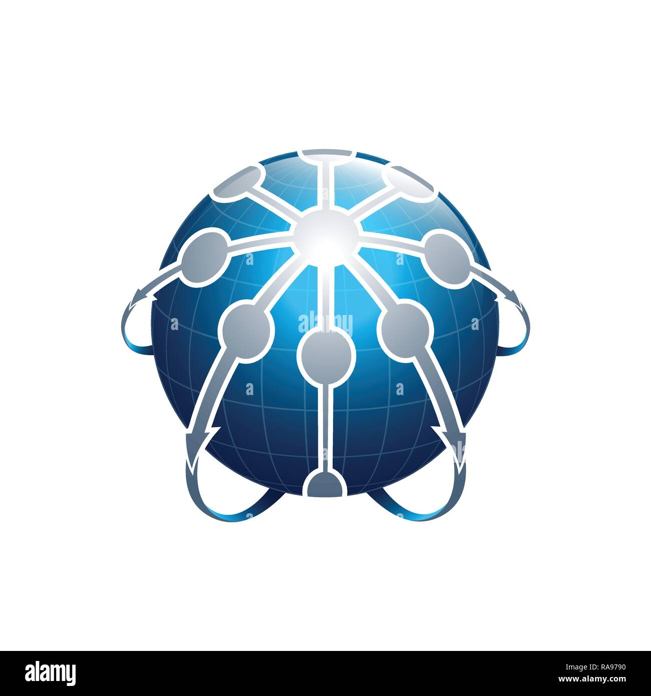 Vektor Planet Logo. Orbit Vektor und Sat-Logo. Cosmos Logo. Planet beste Logo. Planet Konzept Logo. Planet web Logo. Planet Symbol. Planet app Symbol Stock Vektor