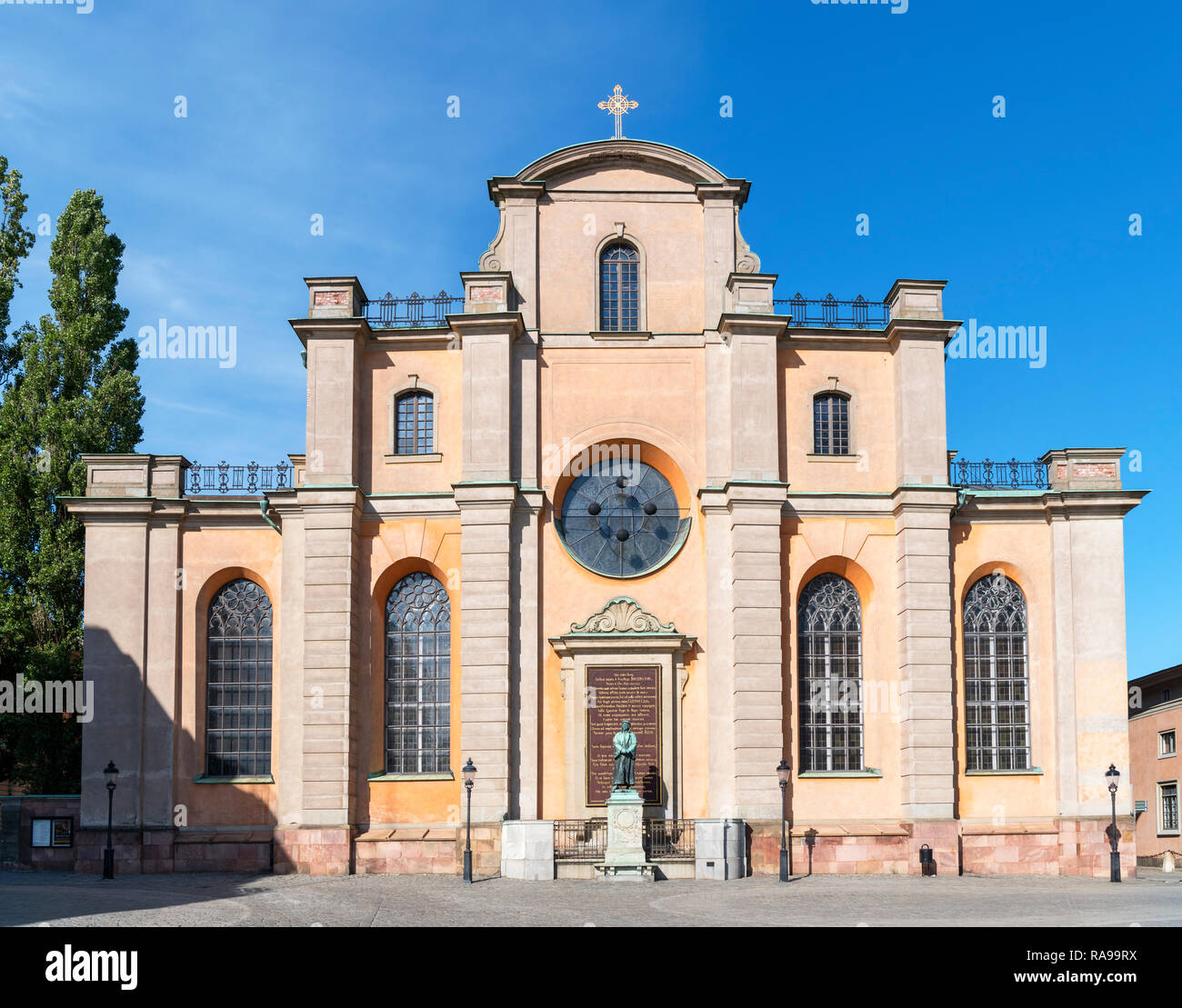 Der östlichen Fassade der Kathedrale Storkyrkan (Stockholm), der Gamla Stan (Altstadt), Insel Stadsholmen, Stockholm, Schweden Stockfoto