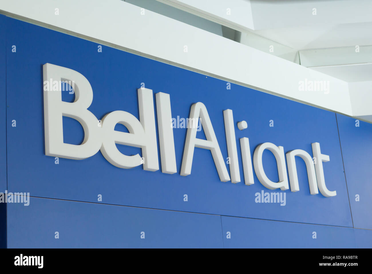 Truro, Kanada - Juli 05, 2017: Bell Aliant Store anmelden. Bell Aliant Inc. ist ein Unternehmen der Telekommunikation im östlichen Kanada, Quebec und Ontario Stockfoto