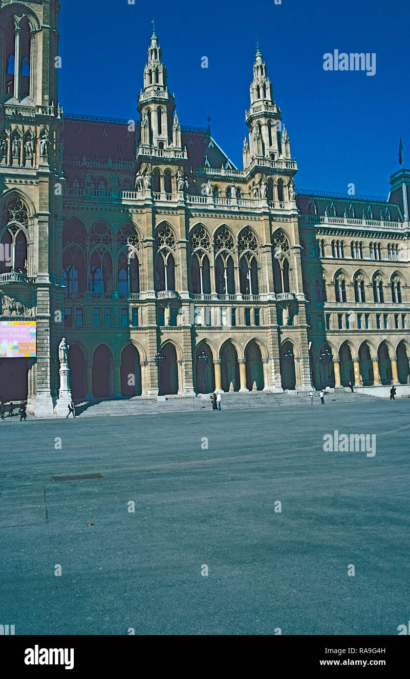 Wien Österreich Town Hall (Neues Rathaus) Europa Stockfoto