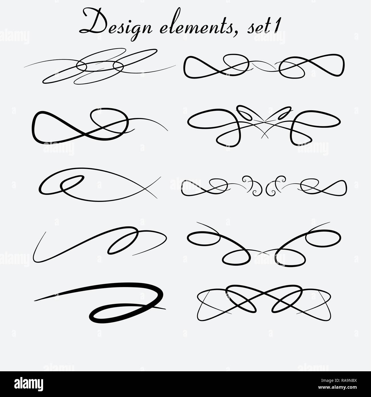 Design-Elemente Stock Vektor