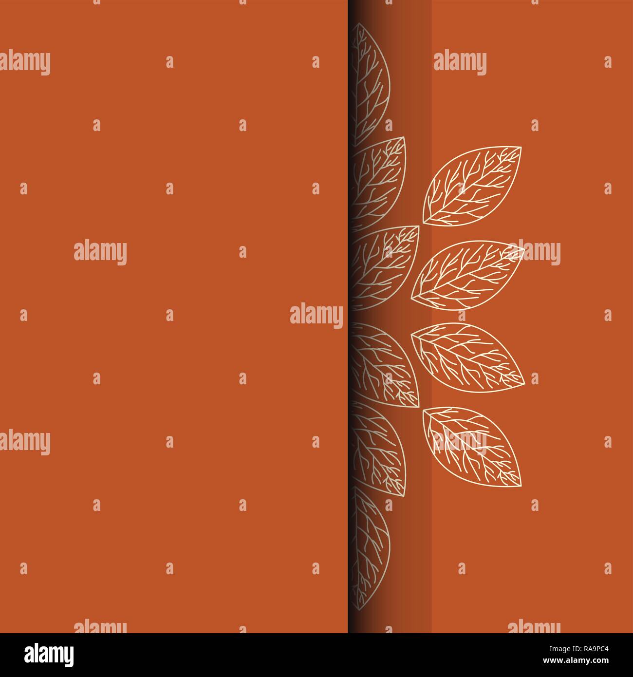 Vintage Grußkartenvorlage. Einladung. Vector Illustration Stock Vektor