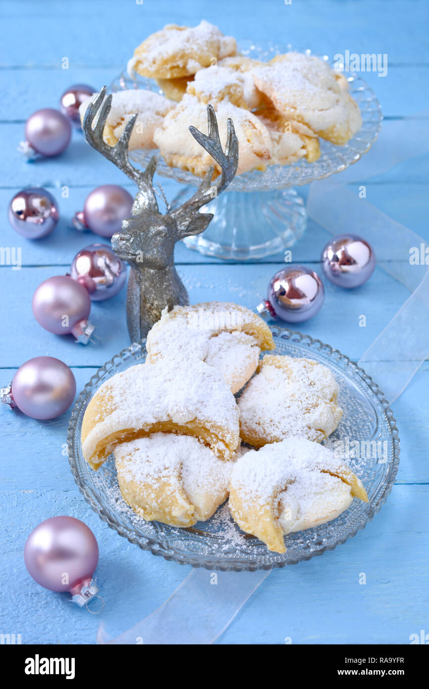 Baiser Hochzeit cookies Stockfoto