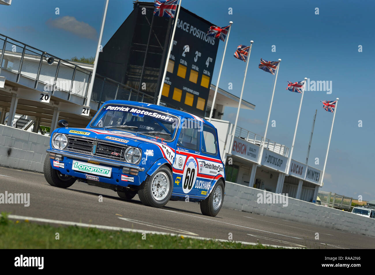 Swiftune Mini Clubman 1275 GT-Rennwagen Stockfoto