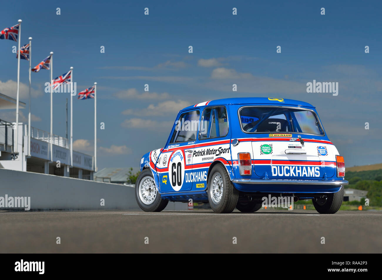 Swiftune Mini Clubman 1275 GT-Rennwagen Stockfoto