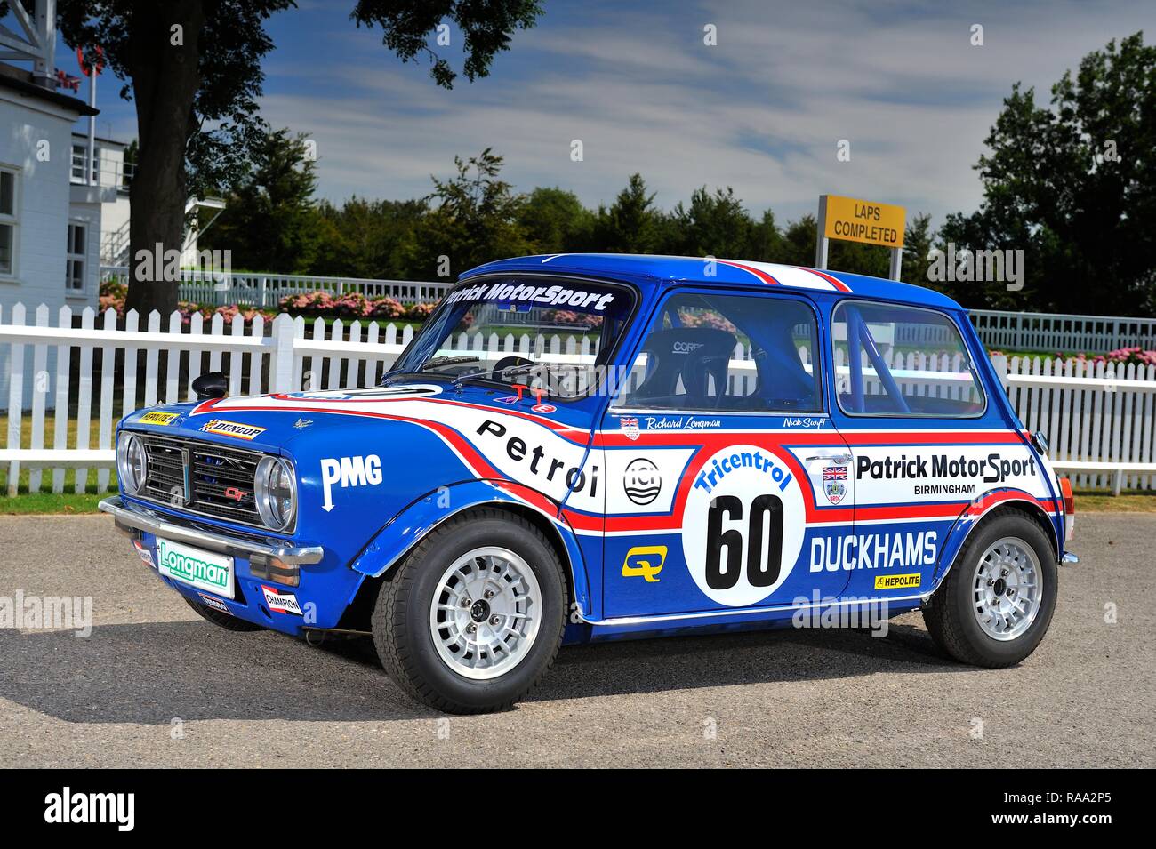 Swiftune Mini Clubman 1275 GT-Rennwagen Stockfoto