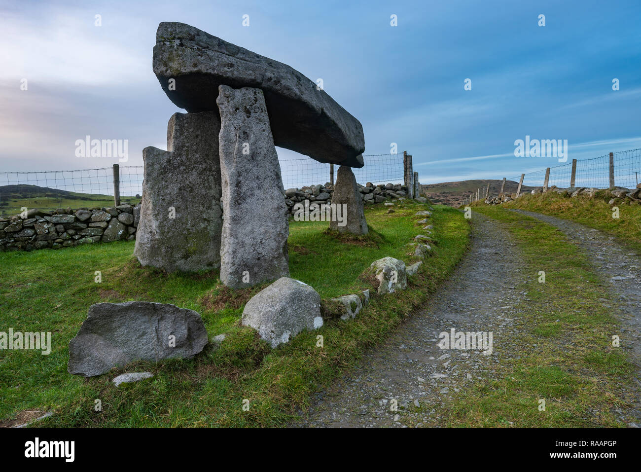 Legananny Dolmen Stockfoto