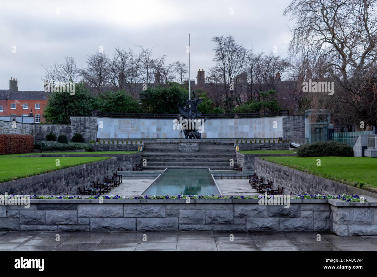 Ein Bild der Garten der Erinnerung in Dublin Stadt, erinnert sich diejenigen, die im Namen der Irischen Republik gestorben Stockfoto