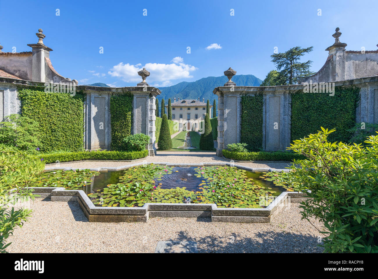 Villa Balbiano, Otranto, Comer See, Lombardei, Italienische Seen, Italien, Europa Stockfoto